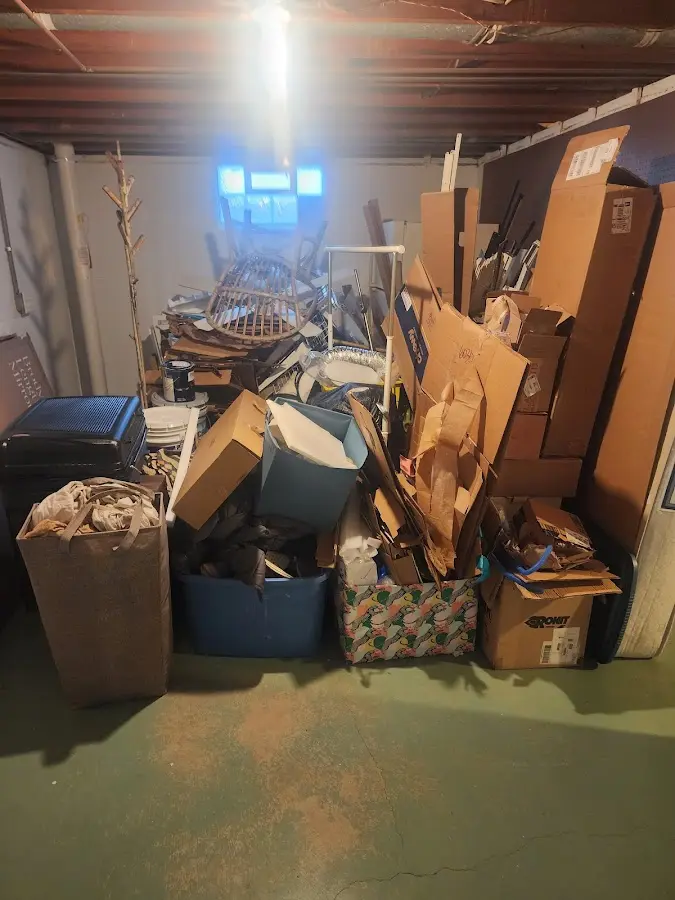 Roll-off dumpster container at job site for 15 Yard Dumpster Rental in Imperial